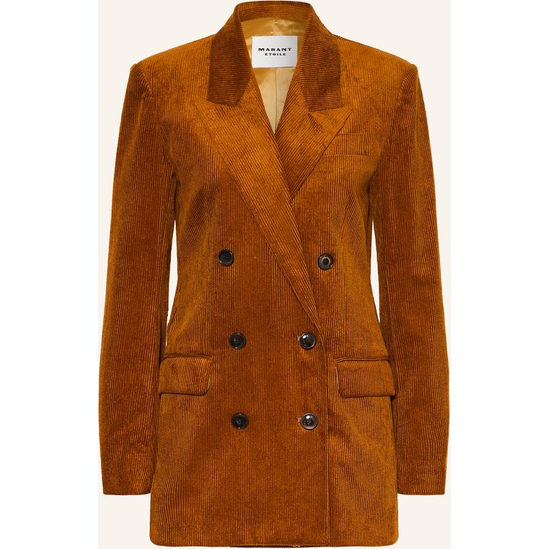 Marant Étoile Longblazer Rasma Aus Cord braun