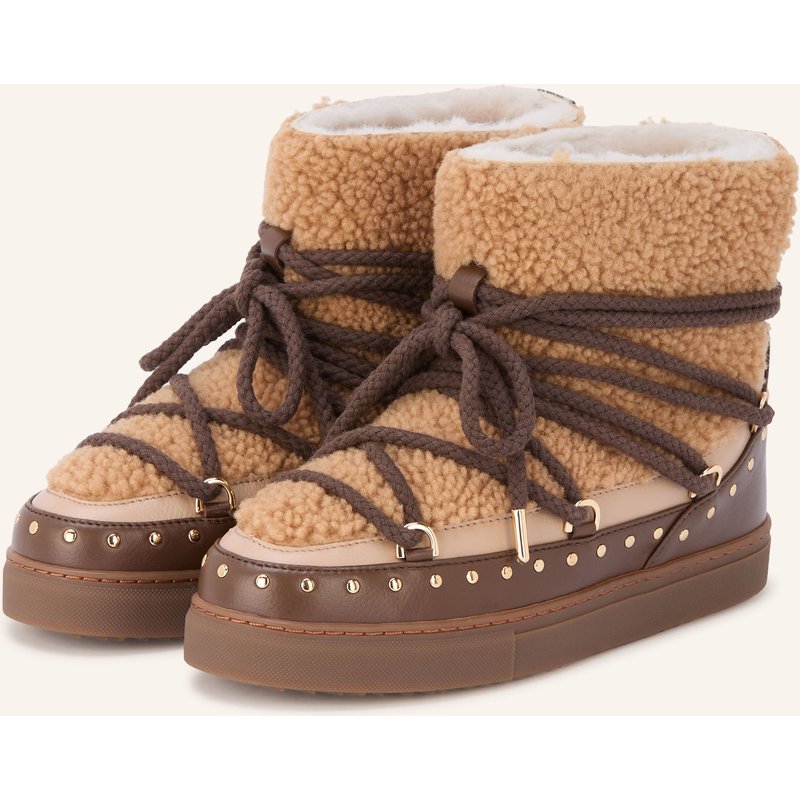 Inuikii Boots Curly Rock Mit Nieten braun