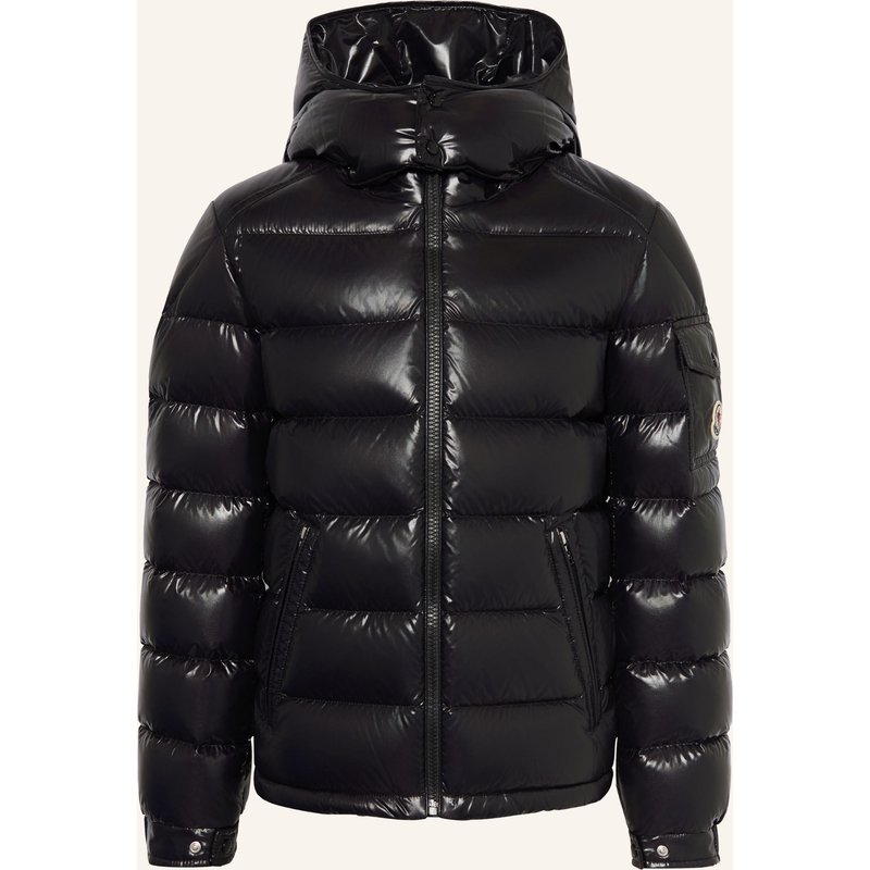 Moncler Enfant Daunenjacke New Maya Mit Abnehmbarer Kapuze schwarz