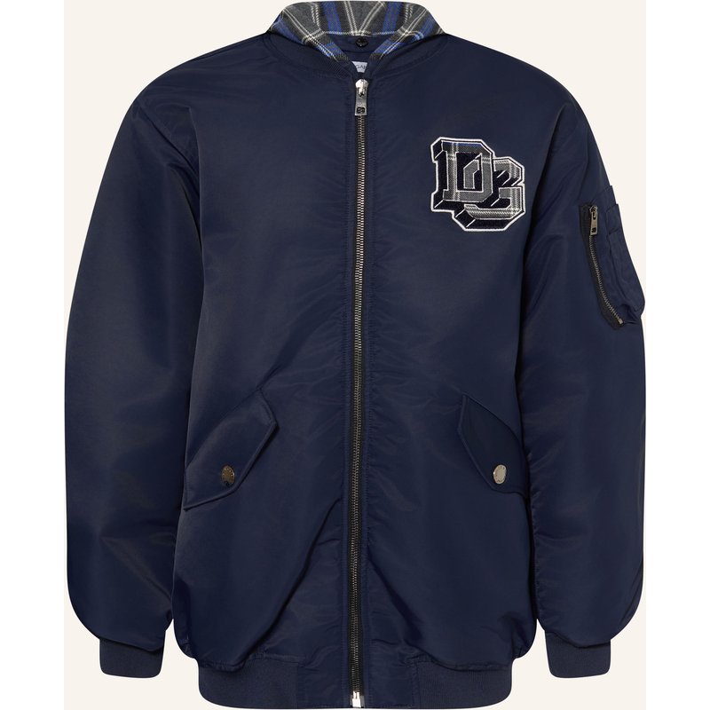 Dolce & Gabbana Blouson Mit Abnehmbarer Kapuze blau
