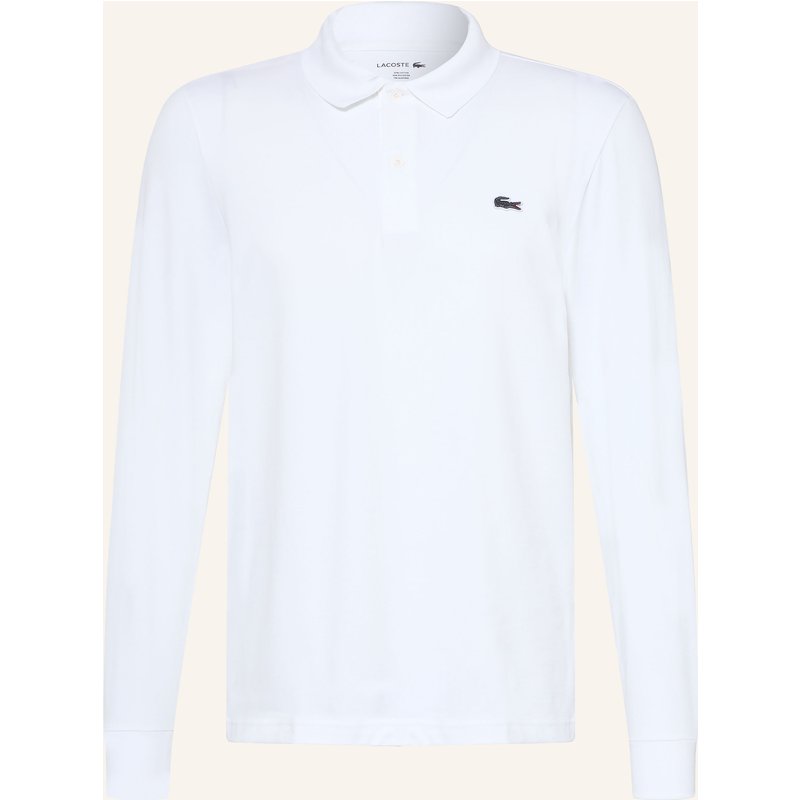 Lacoste Strick-Poloshirt weiss