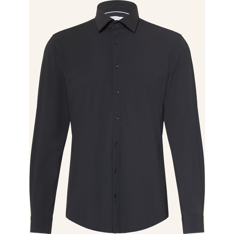 Paul Hemd Shaped Fit schwarz