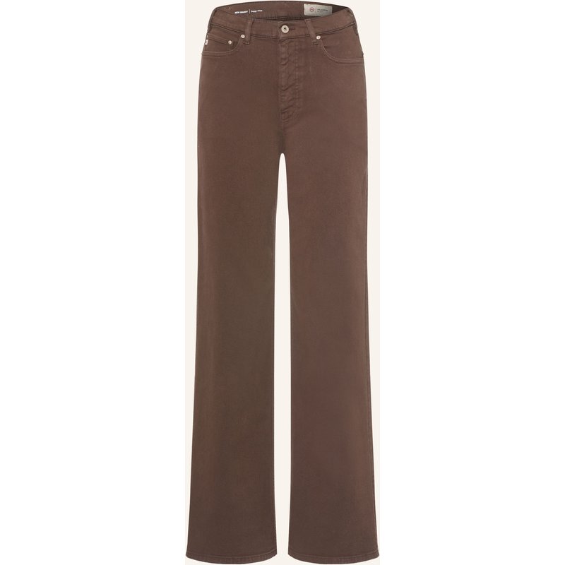 Ag Jeans Wide Leg Jeans New Baggy braun