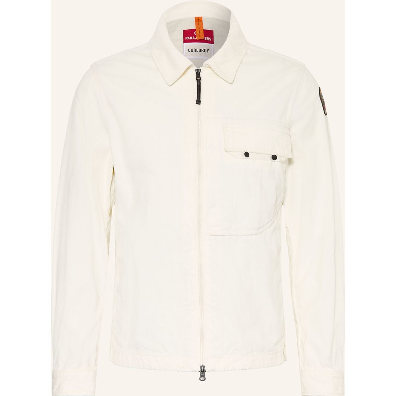 Parajumpers Overjacket Galross Aus Cord weiss