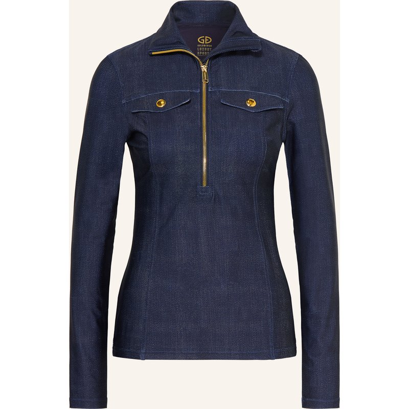 Goldbergh Midlayer Yunnai Mit Nieten blau