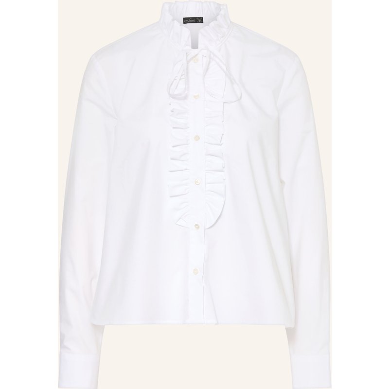 Van Laack Bluse Vl-Nhea-Xx Mit Rüschen weiss