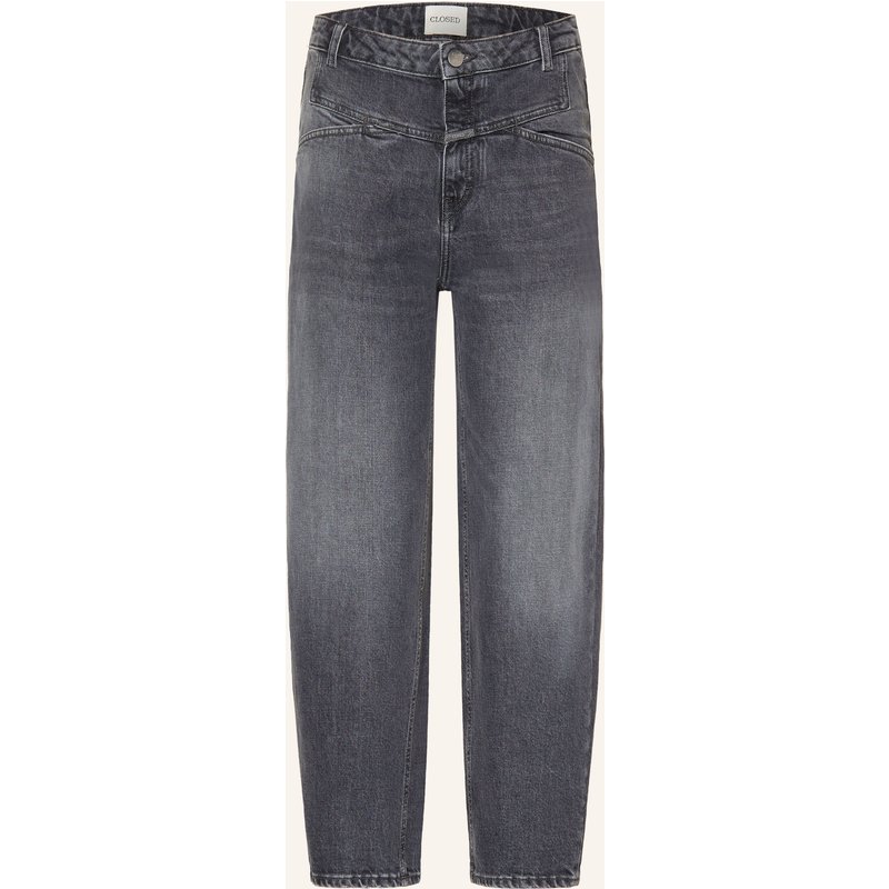 Closed Cropped Jeans Stover-X grau