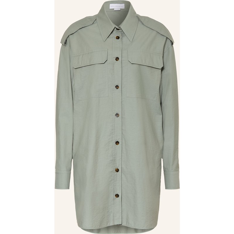 Stella Mccartney Hemdblusenkleid grau