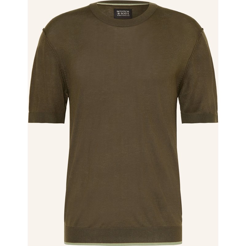 Scotch & Soda Strickshirt gruen