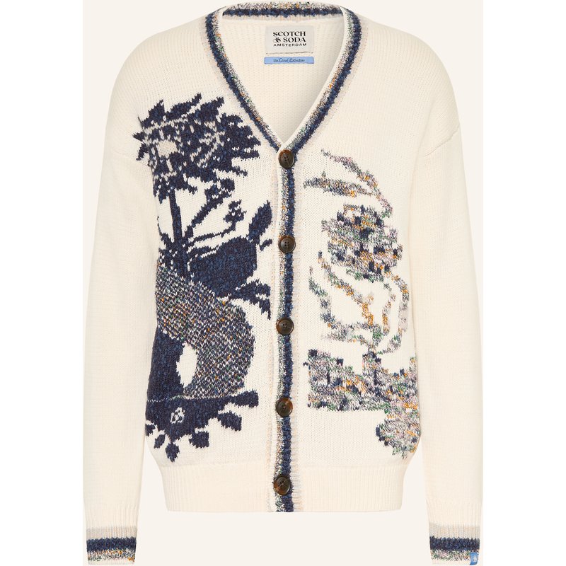 Scotch & Soda Strickjacke weiss