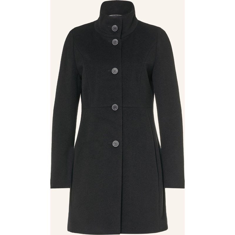 Fuchs Schmitt Wollmantel Venedig schwarz