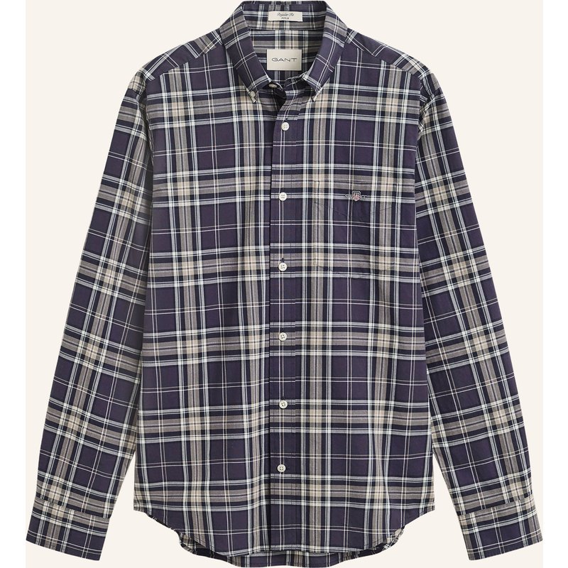 Gant Hemd Regular Fit blau