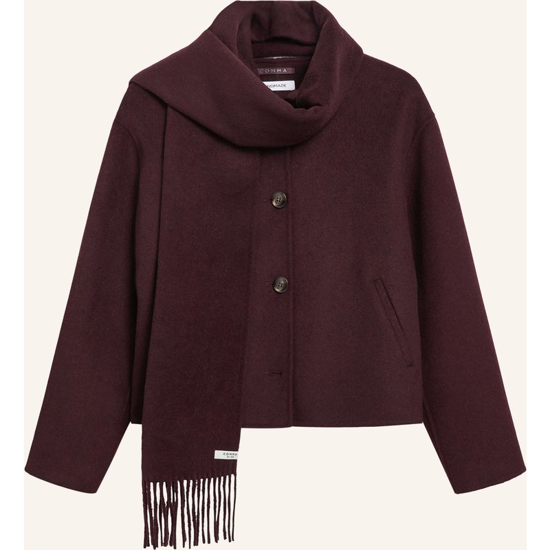 Comma Kastenjacke rot