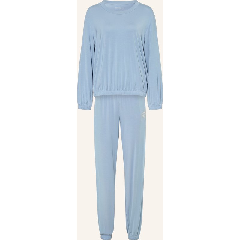 Schiesser Schlafanzug Casual Fashion blau