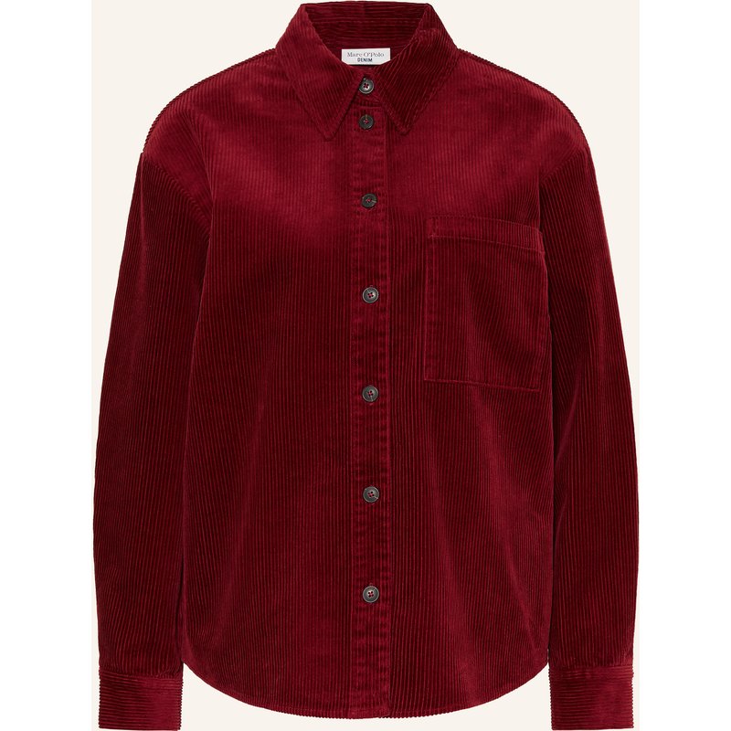 Marc O'polo Denim Hemdbluse Aus Cord rot