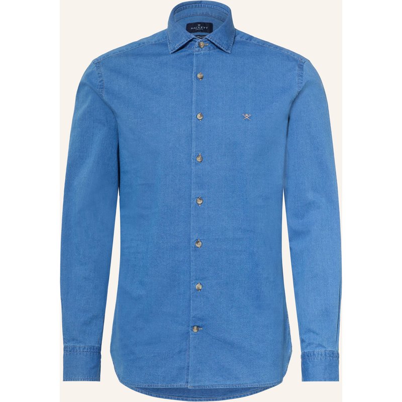 Hackett London Oxfordhemd Tailored Fit blau