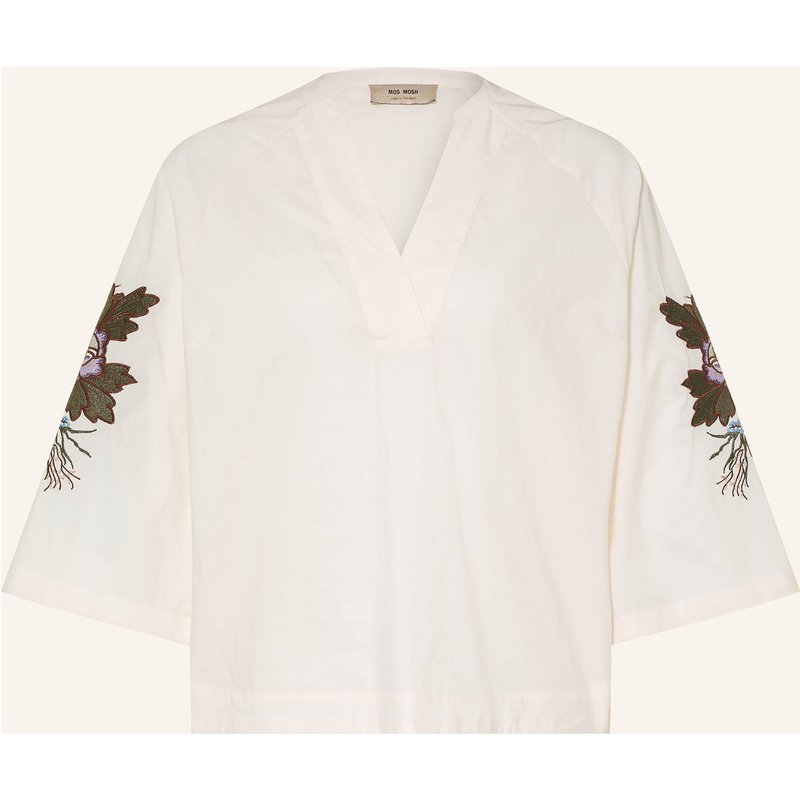 Mos Mosh Blusenshirt Mmaleysa Mit 3/4-Arm weiss