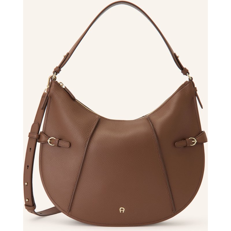 Aigner Schultertasche Cavallo Medium braun