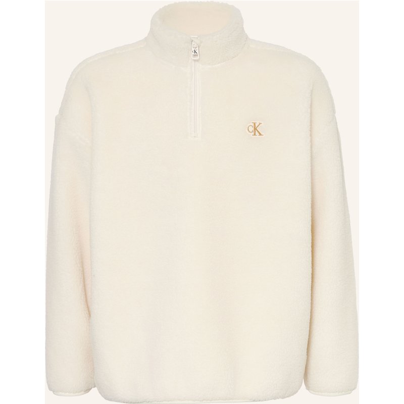 Calvin Klein Teddyfell-Troyer weiss