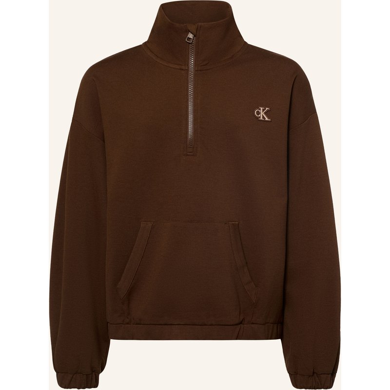 Calvin Klein Jersey-Troyer braun