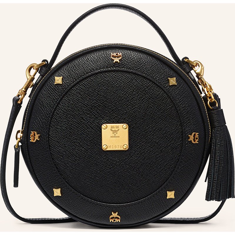 Mcm Umhängetasche Pina Small Mit Nieten schwarz