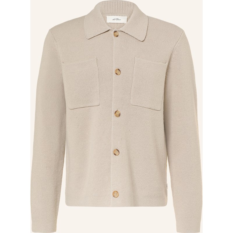 Les Deux Strick-Overshirt weiss