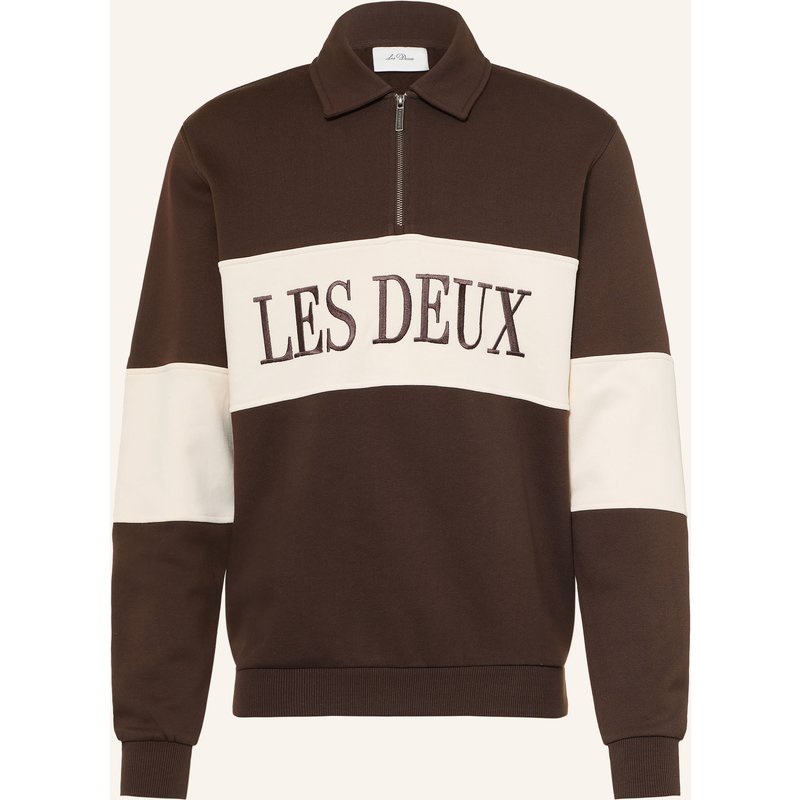 Les Deux Sweat-Troyer braun