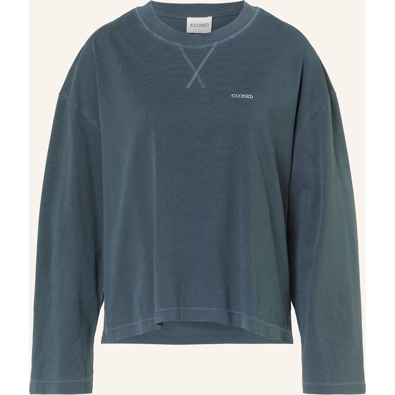 Closed Longsleeve blau