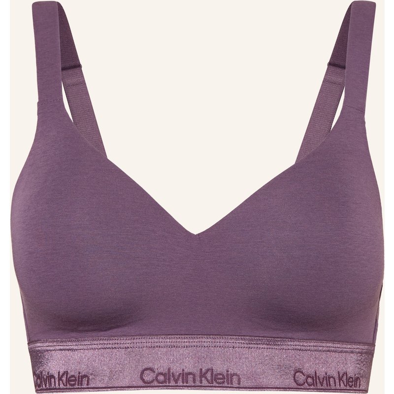 Calvin Klein Bustier Icon Cotton Modal Metallic lila