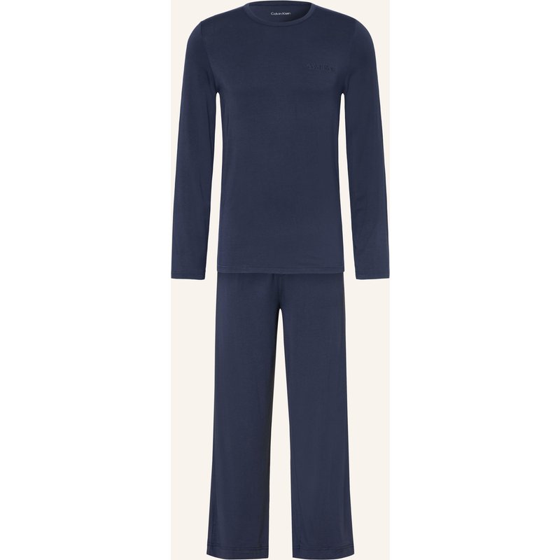 Calvin Klein Schlafanzug Ultra Soft Modal blau