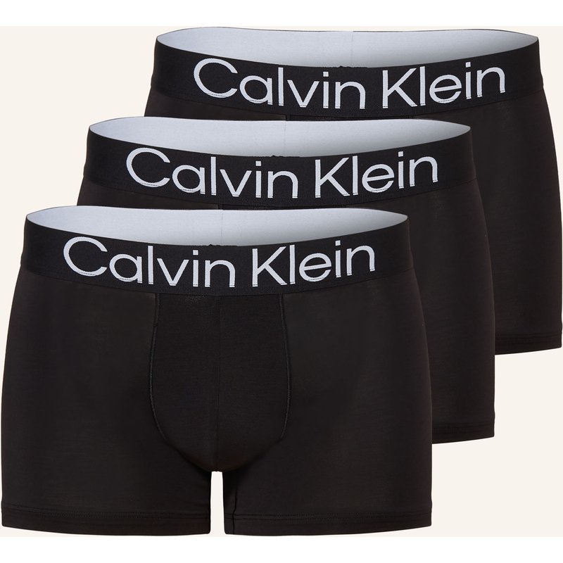 Calvin Klein 3er-Pack Boxershorts Ultra Soft Lyocell schwarz