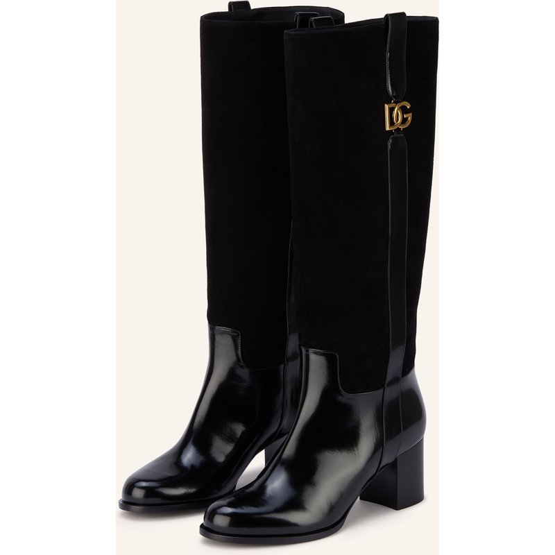 Dolce & Gabbana Stiefel schwarz