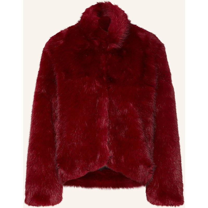 Frieda & Freddies Kunstfell-Jacke Miss Boho rot