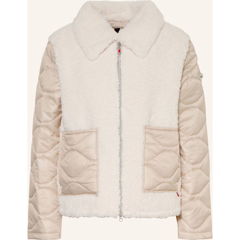 Frieda & Freddies Steppjacke Georgy Im Materialmix weiss