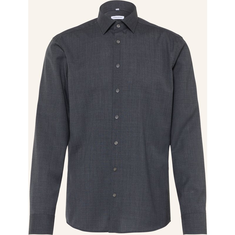 Seidensticker Hemd Regular Fit grau