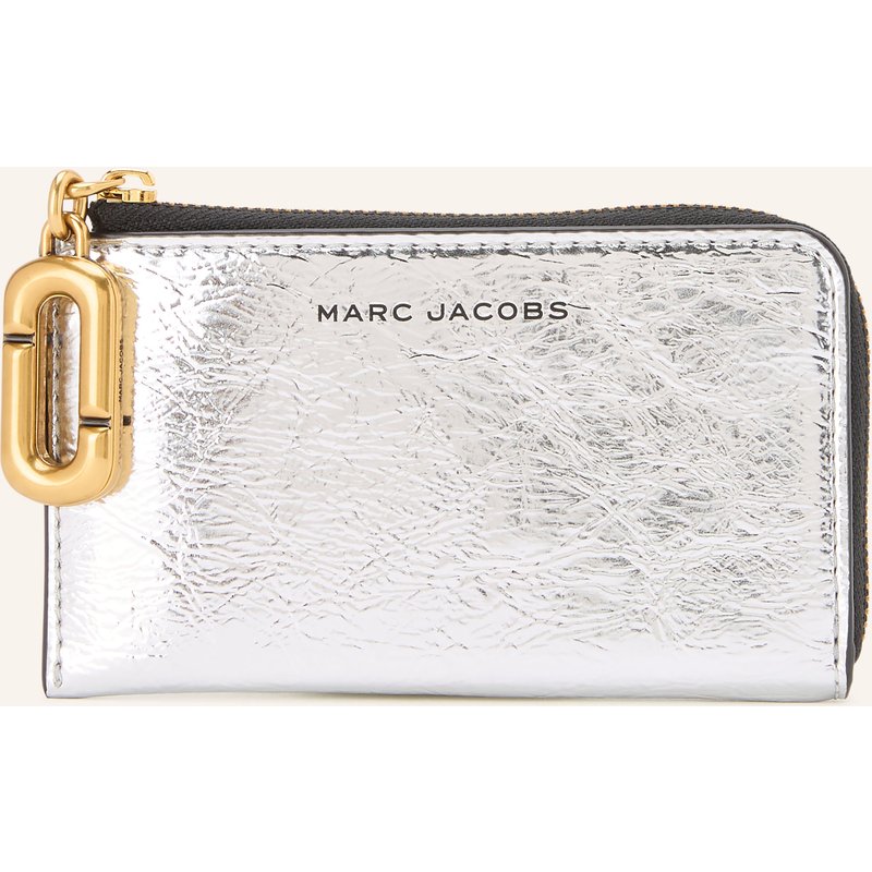 Marc Jacobs Geldbörse The Top Zip Multi Wallet silber