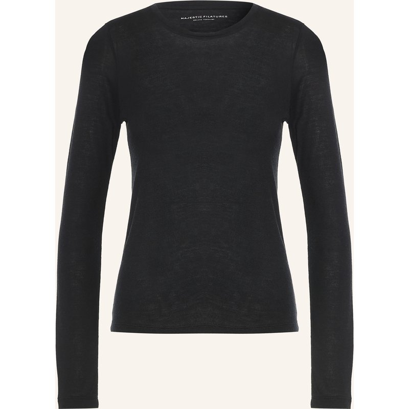 Majestic Filatures Longsleeve schwarz