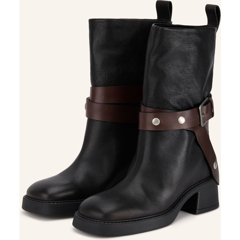Miista Biker Boots Janina schwarz