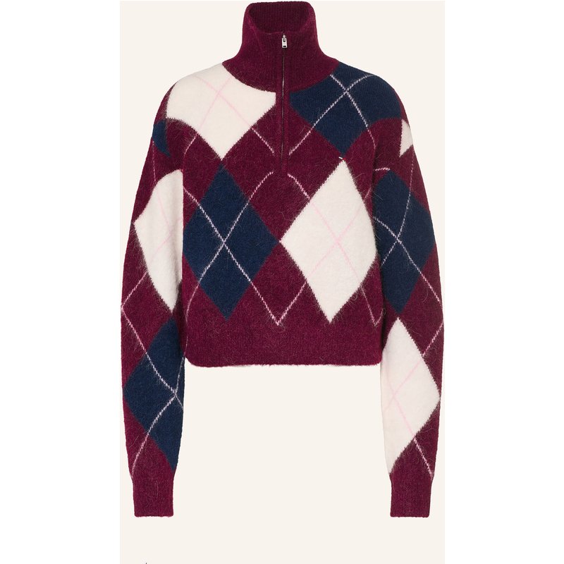 Tommy Jeans Troyer Mit Alpaka rot