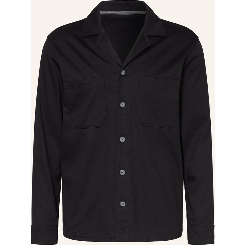 Desoto Jersey-Overshirt schwarz