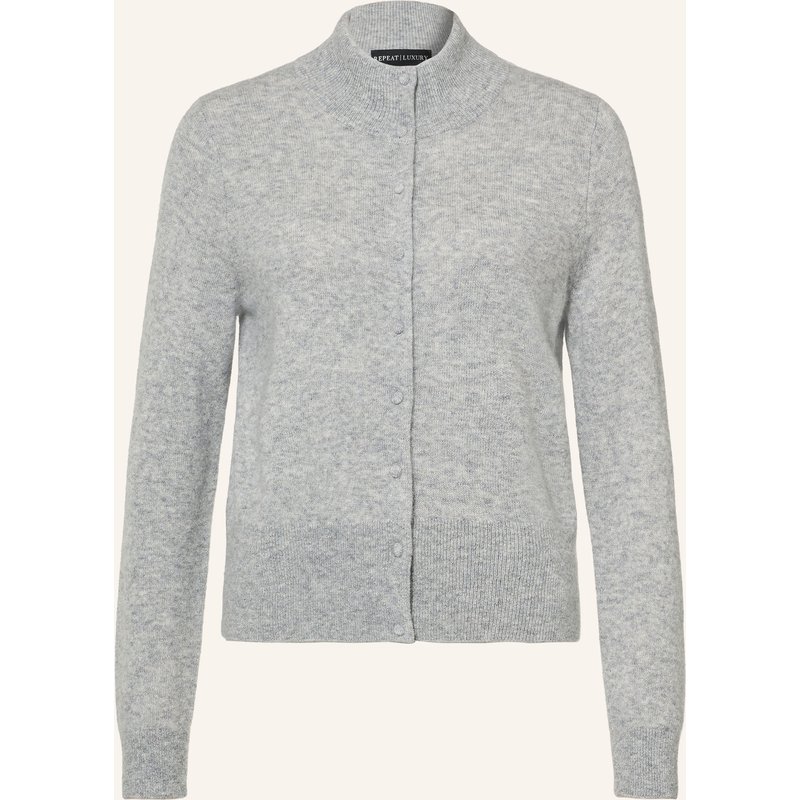 Repeat Strickjacke Mit Cashmere grau