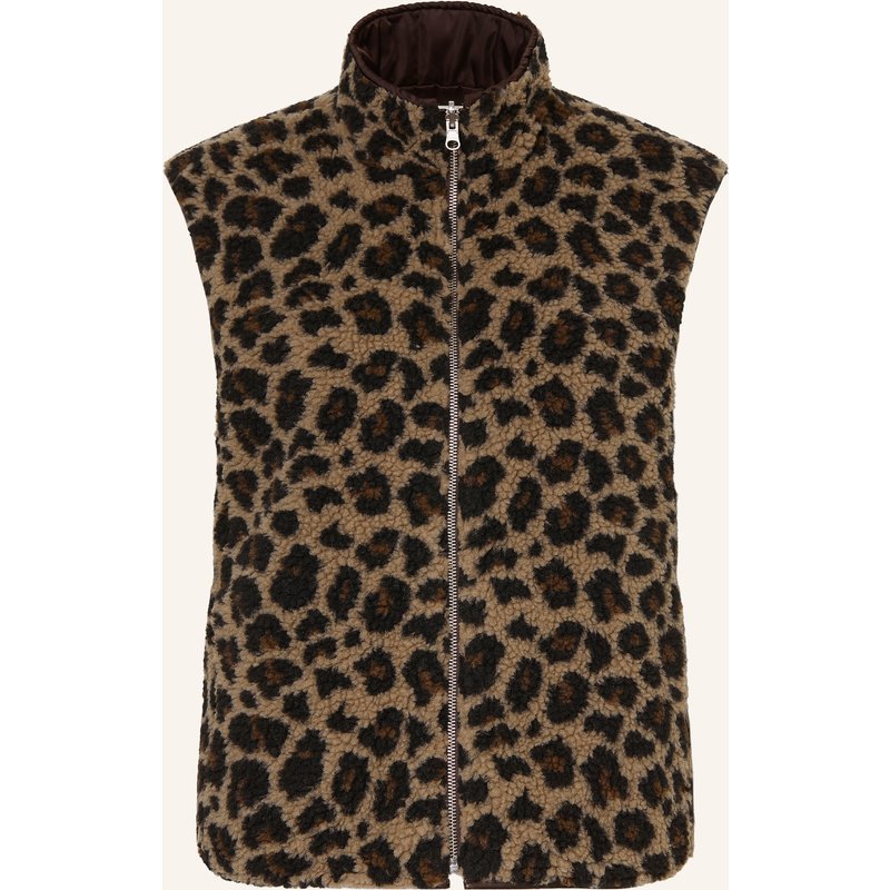 Smith & Soul Teddyfell-Weste Zum Wenden braun