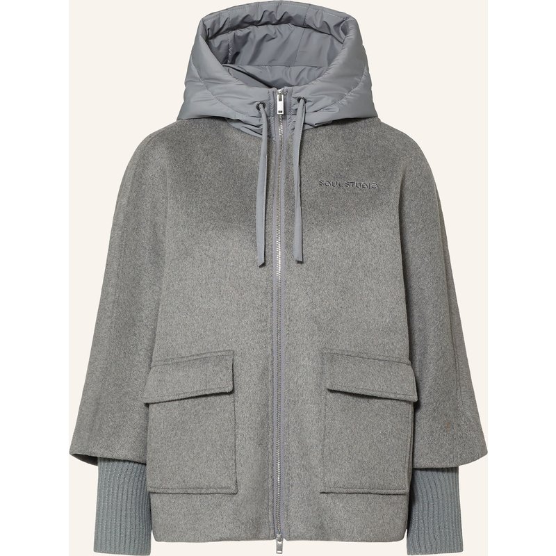 Smith & Soul Jacke Im Materialmix grau