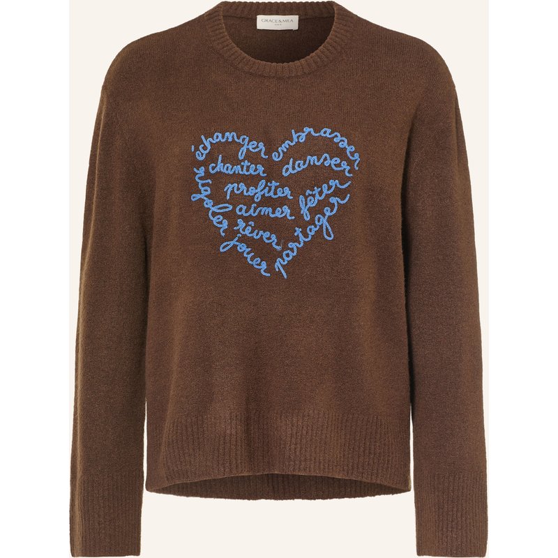 Grace & Mila Pullover Aubin braun
