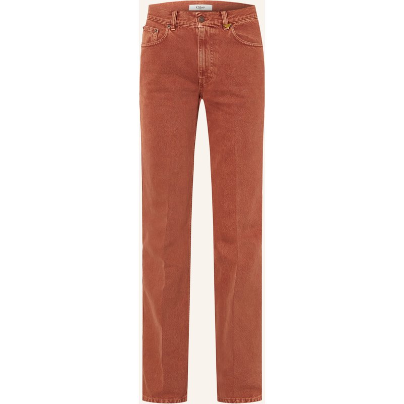 Chloé Straight Jeans braun