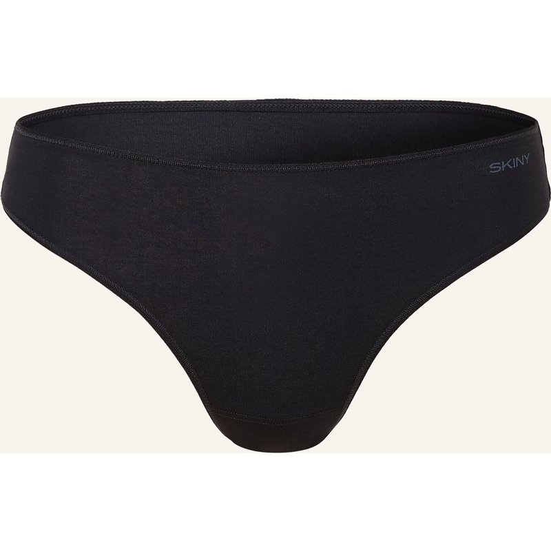 Skiny 2er-Pack Slips Advantage Cotton Stretch schwarz
