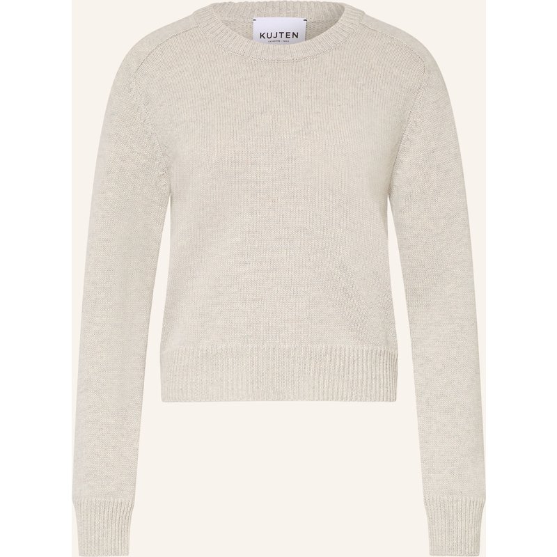 Kujten Cashmere-Pullover Caroline weiss