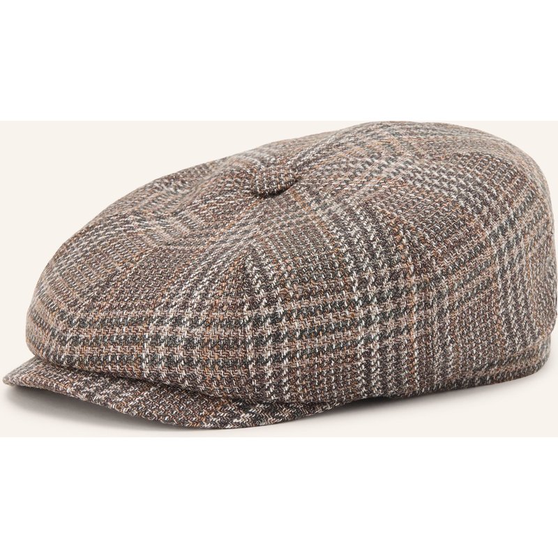 Stetson Schiebermütze Aus Tweed braun