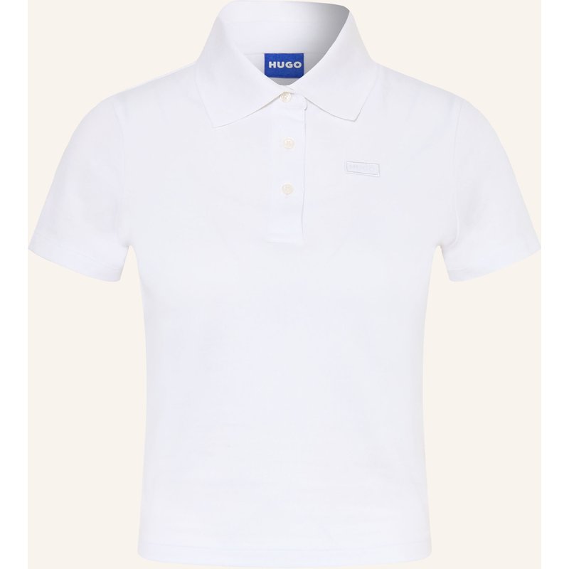 Hugo Piqué-Poloshirt Dapolette weiss