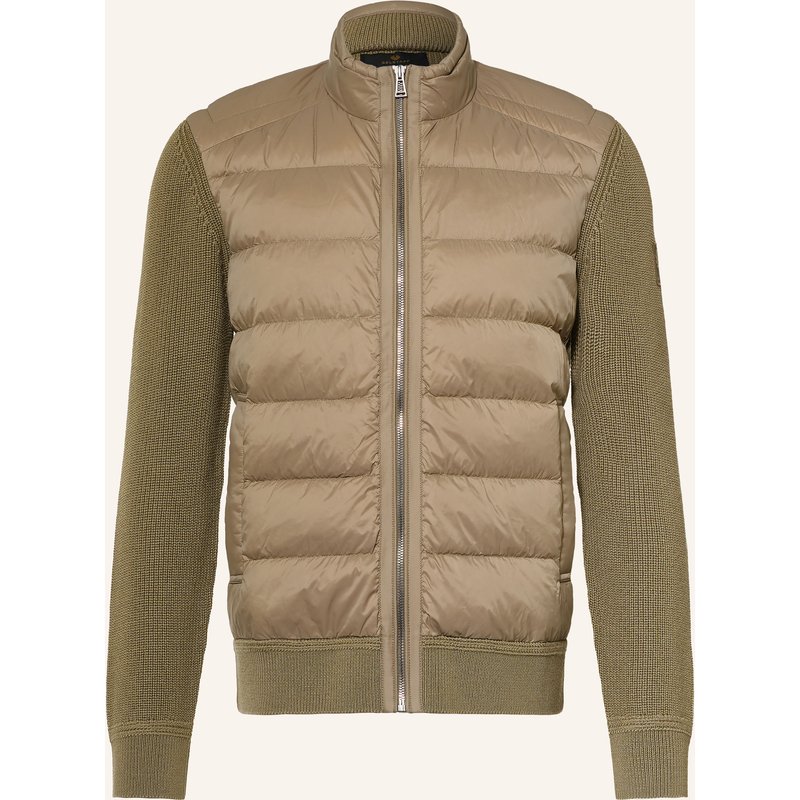 Belstaff Lightweight-Daunenjacke Compound Im Materialmix gruen